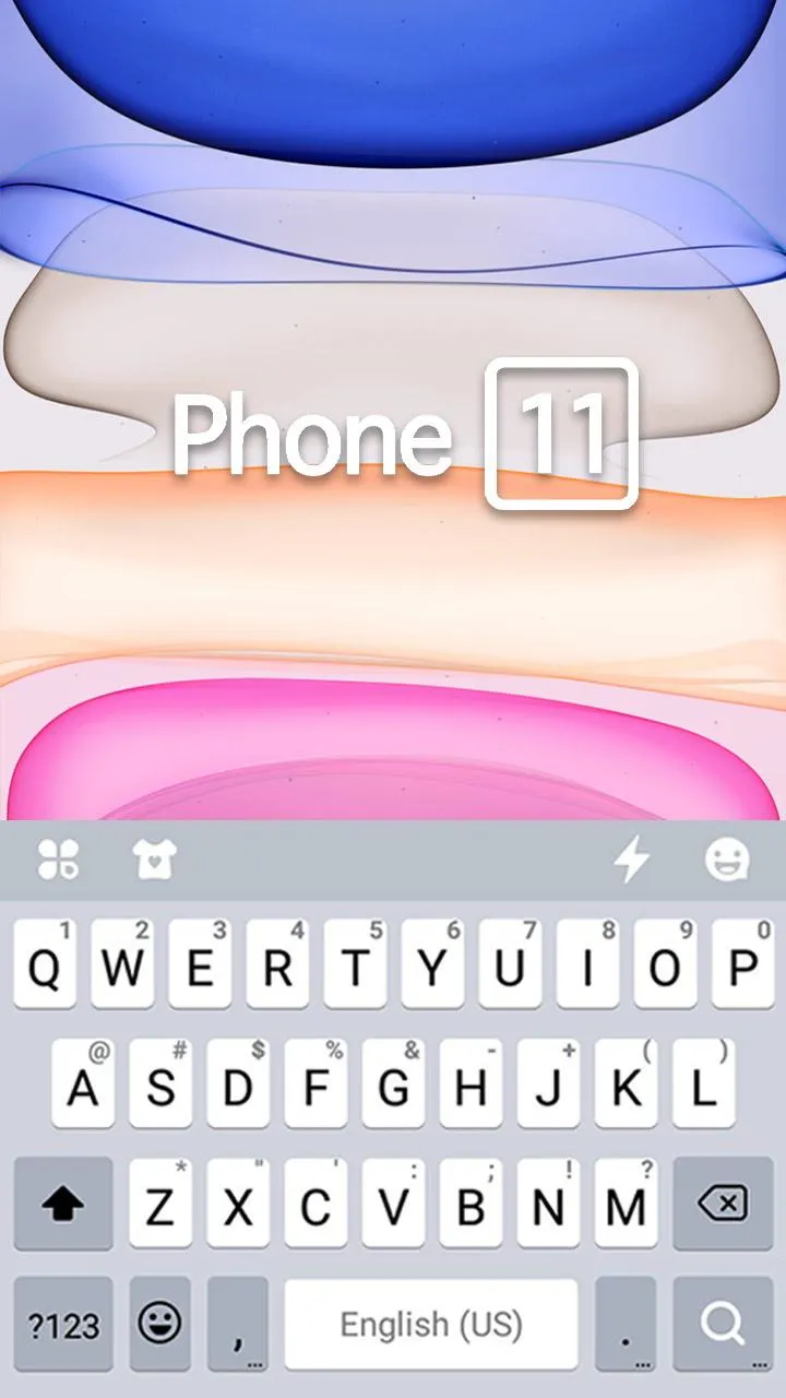 Purple Phone 11 Theme | Indus Appstore | Screenshot