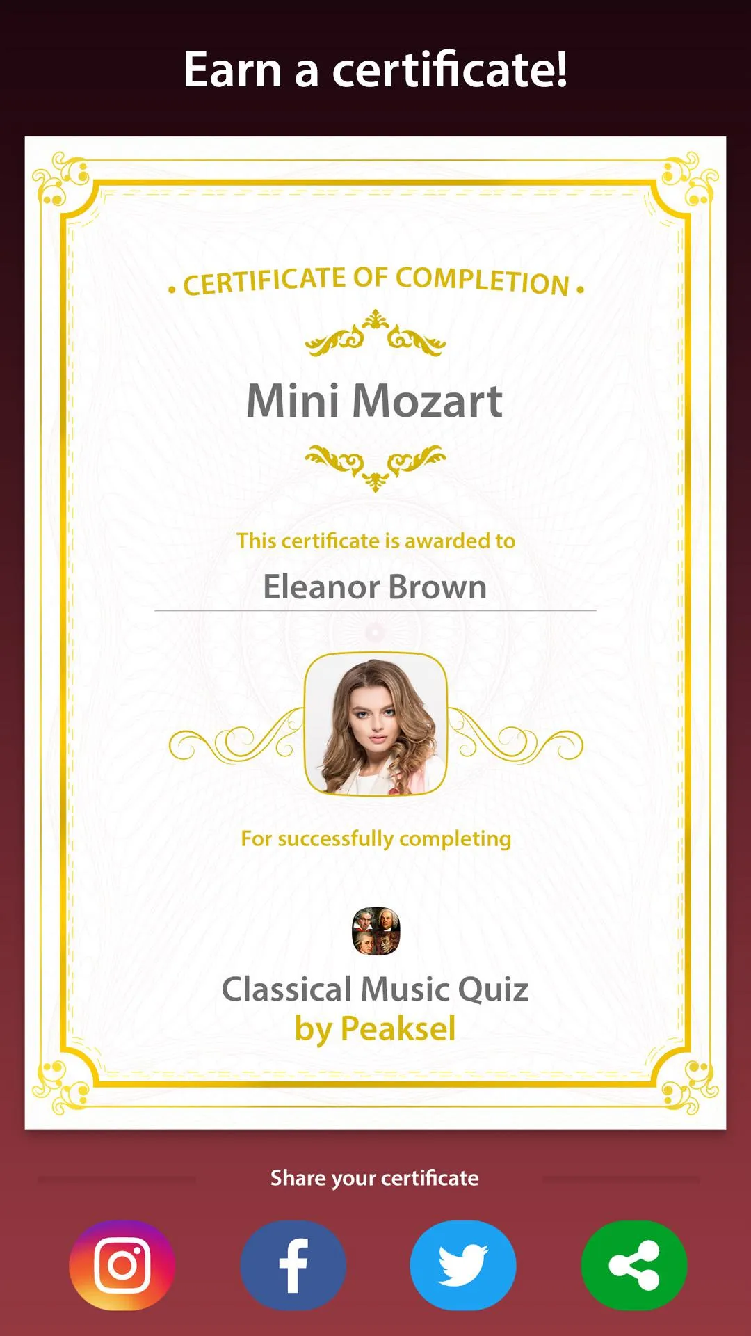 Classical Music Quiz | Indus Appstore | Screenshot