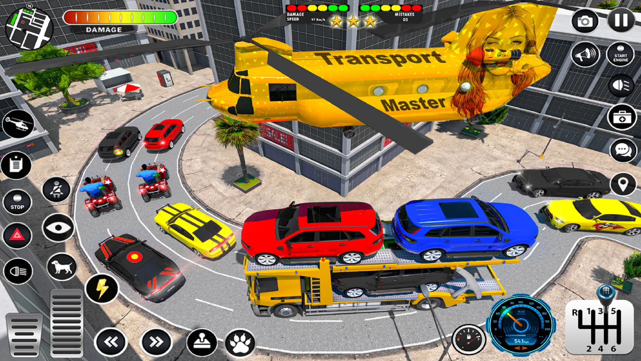 Crazy Truck Transport Car Game | Indus Appstore | Screenshot