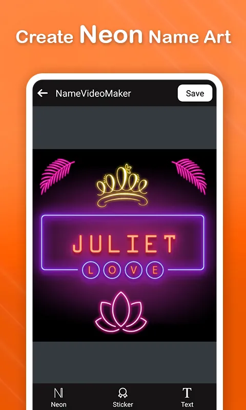 Name Video Maker - Name Art | Indus Appstore | Screenshot