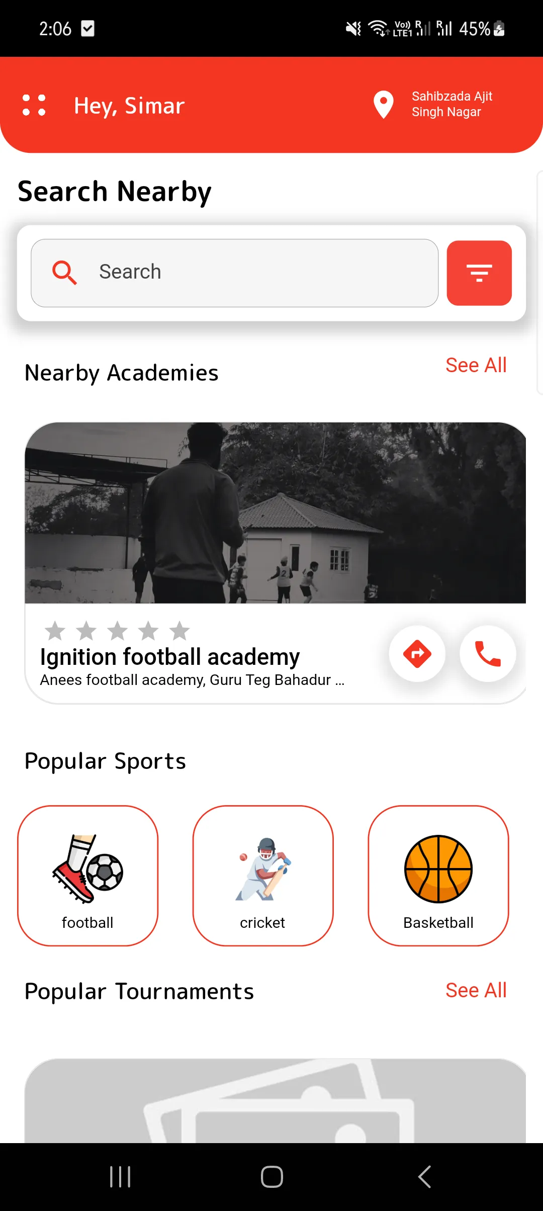 Tida Sports | Indus Appstore | Screenshot