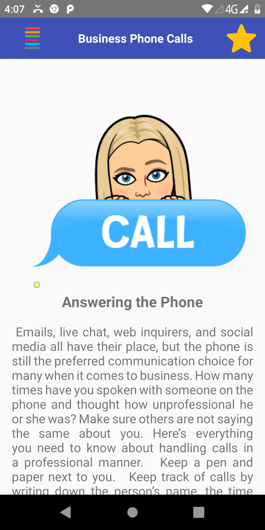 Effective Business Calls | Indus Appstore | Screenshot