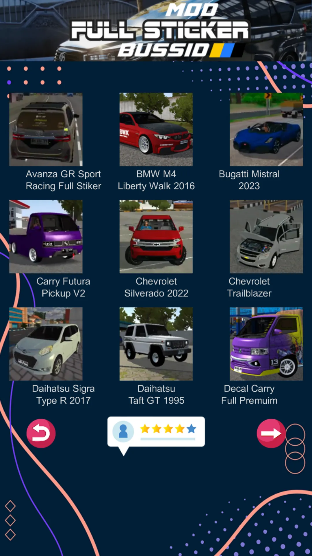 Mod Bussid Mobil Full Sticker | Indus Appstore | Screenshot