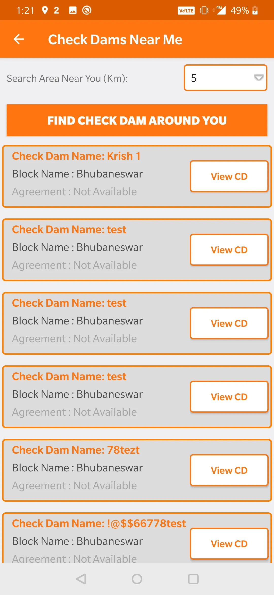 Odisha Check Dam | Indus Appstore | Screenshot