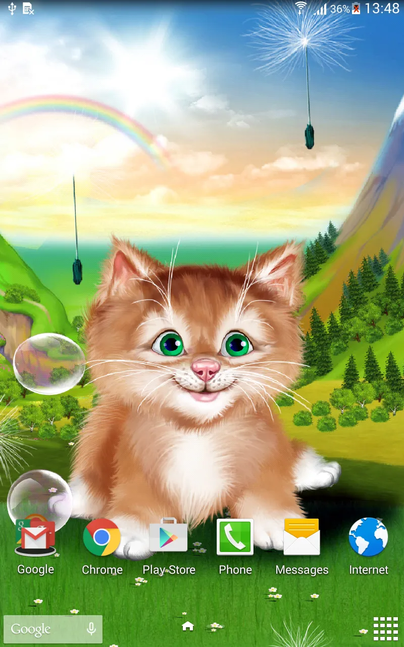 Kitten Live Wallpaper | Indus Appstore | Screenshot