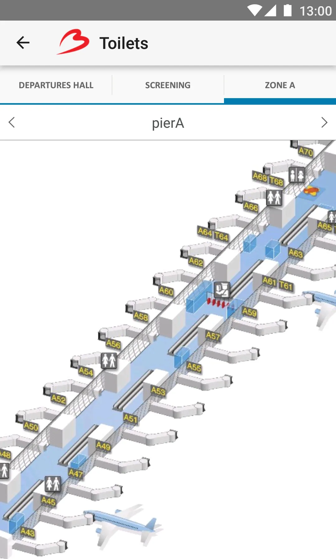 Brussels Airport | Indus Appstore | Screenshot