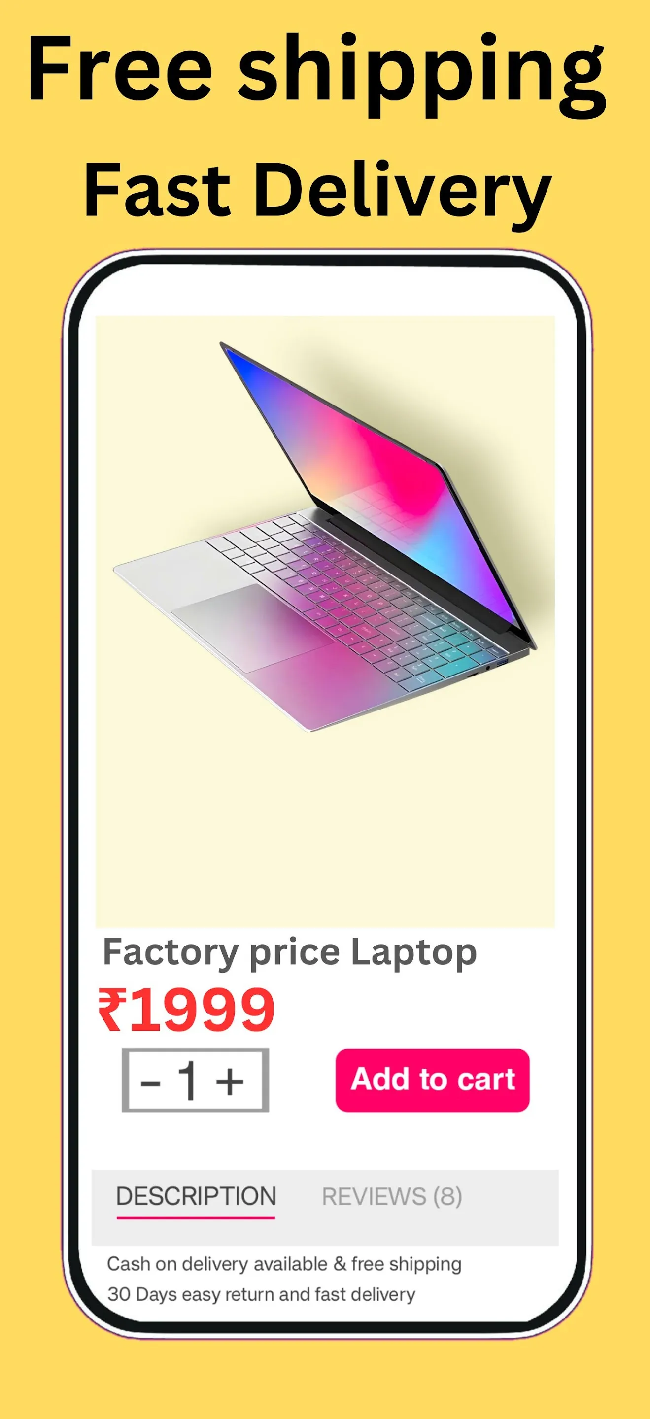 Laptop computer shopping app | Indus Appstore | Screenshot