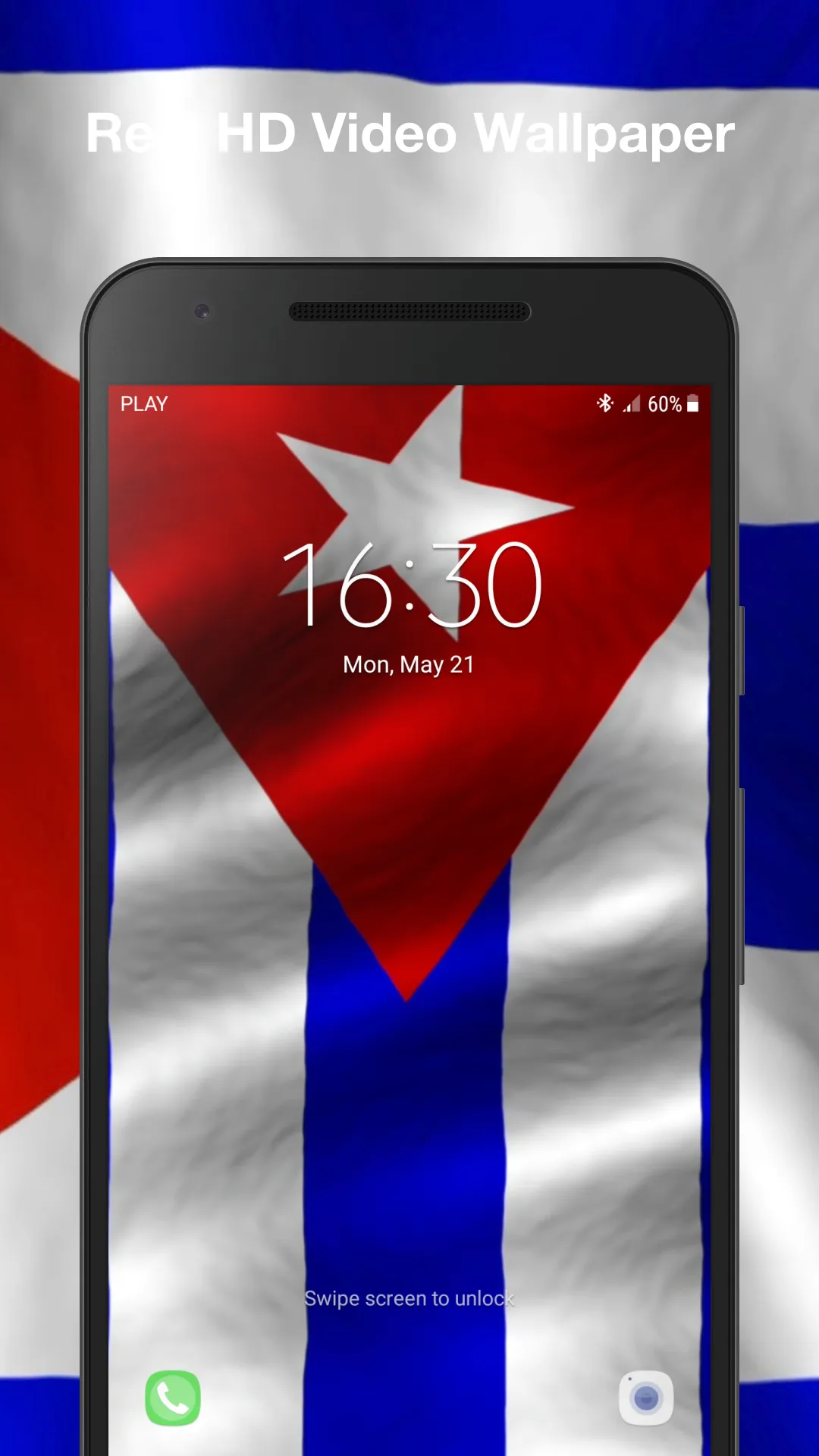 3d Cuba Flag Live Wallpaper | Indus Appstore | Screenshot