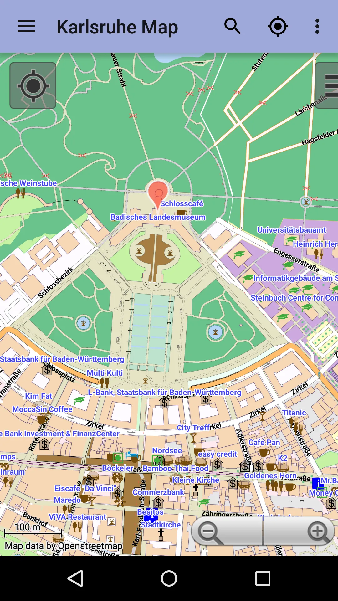 Karlsruhe City Map Lite | Indus Appstore | Screenshot