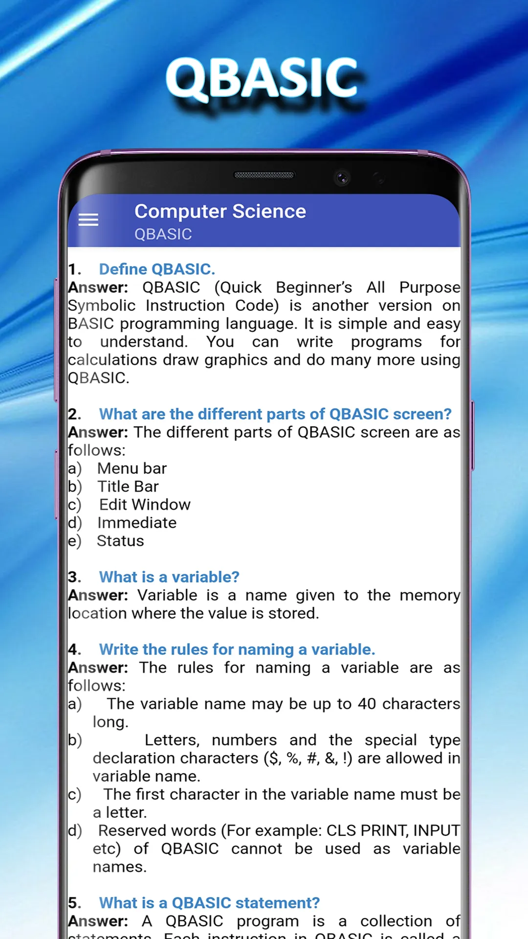 Computer Class 5 Solution | Co | Indus Appstore | Screenshot