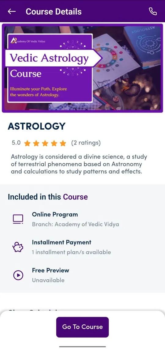 Academy Of Vedic Vidya | Indus Appstore | Screenshot