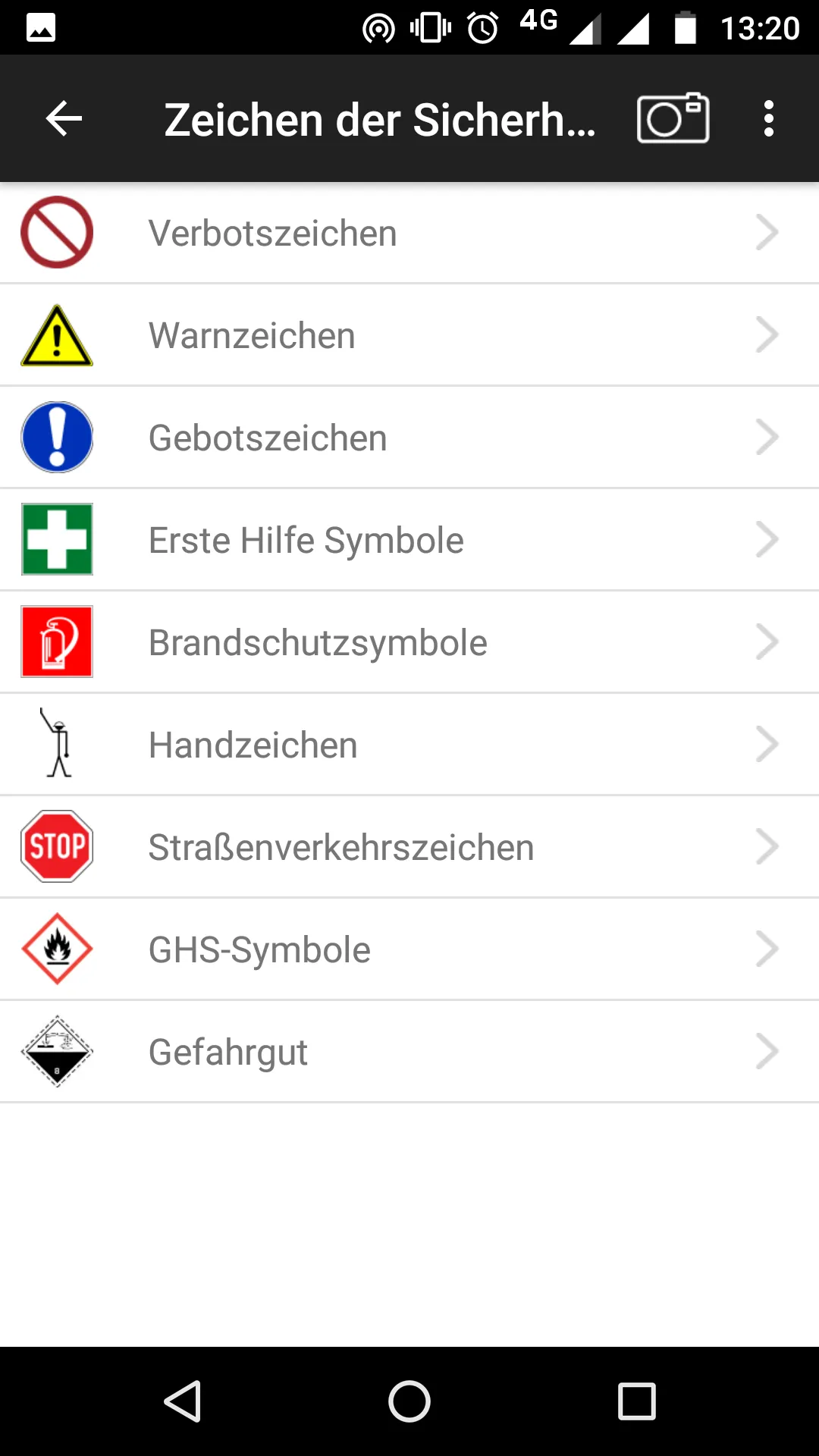 Zeichen der Sicherheit | Indus Appstore | Screenshot