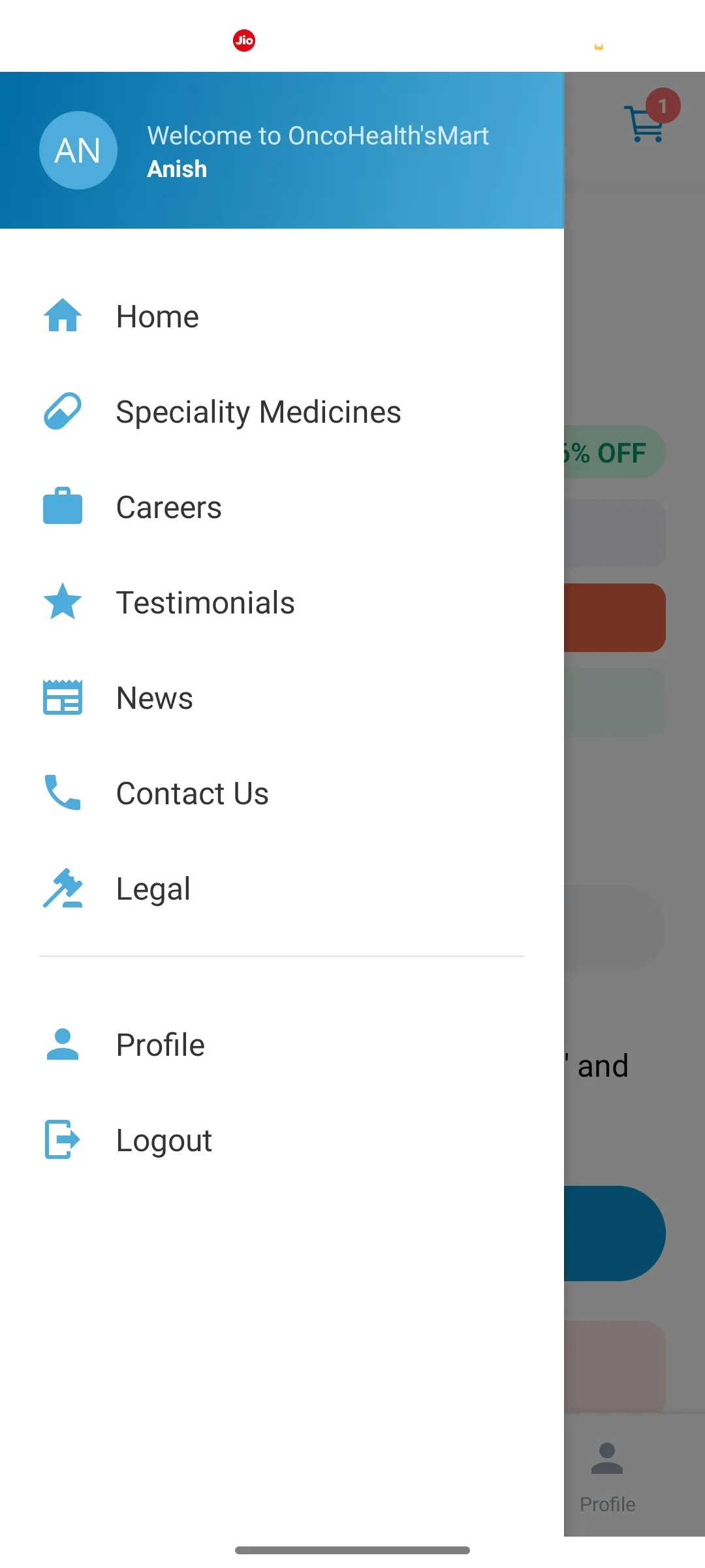 Onco Healthmart | Indus Appstore | Screenshot