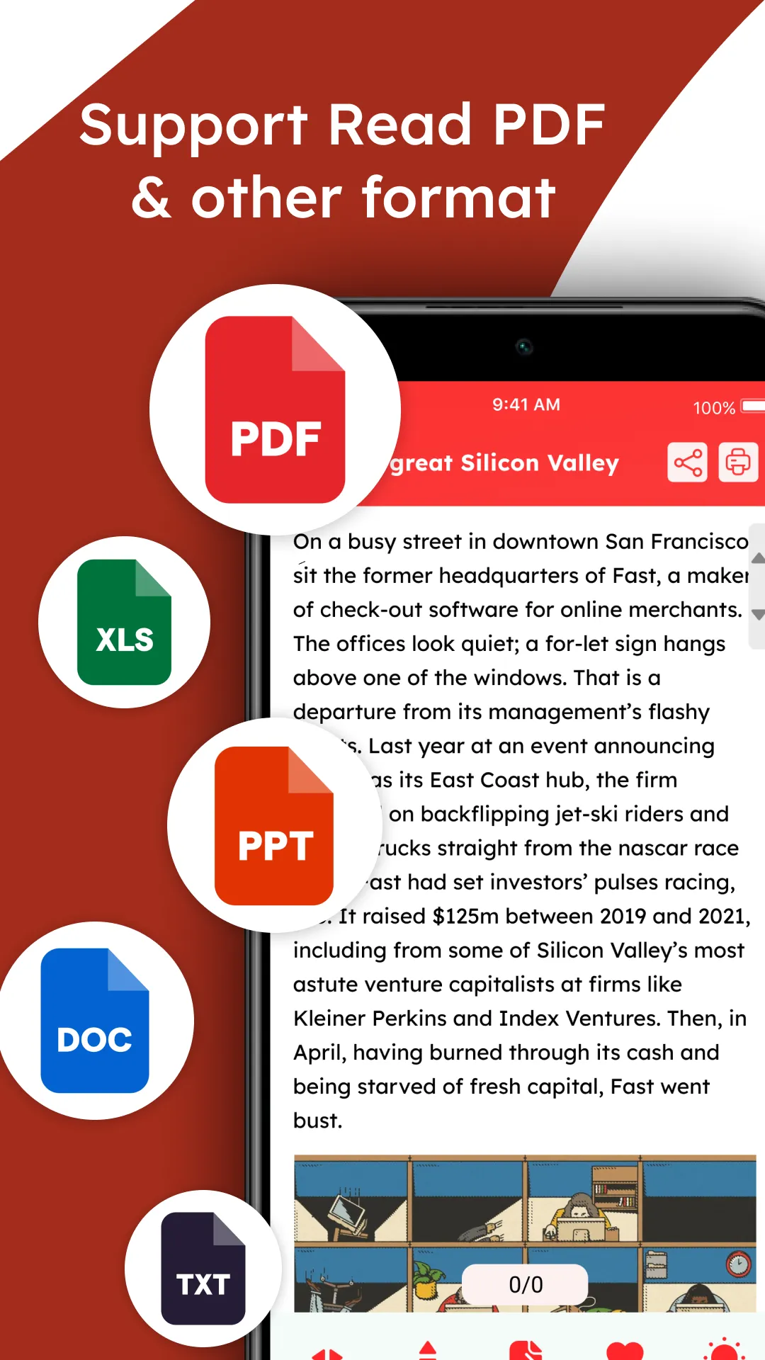 PDF Reader: Read all PDF files | Indus Appstore | Screenshot