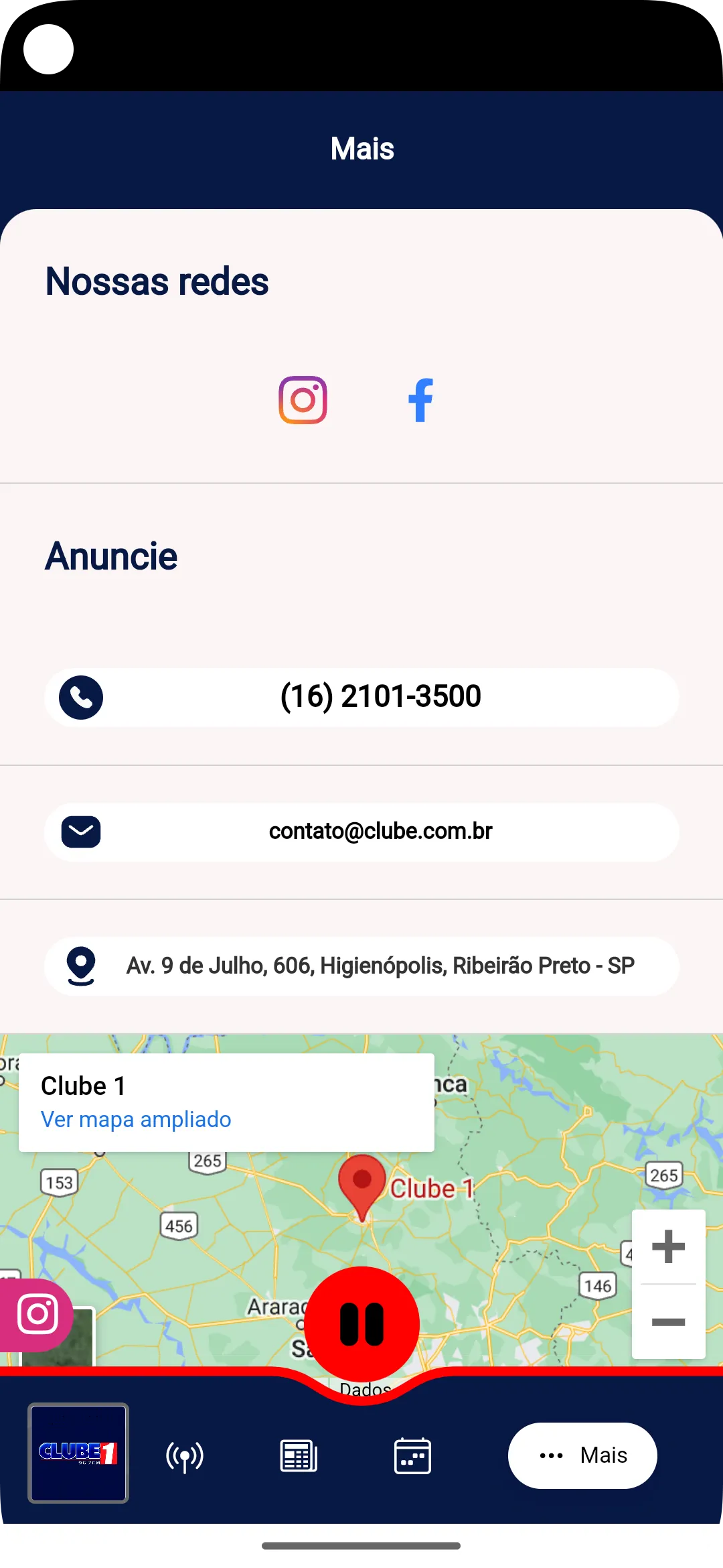 Clube1 | Indus Appstore | Screenshot