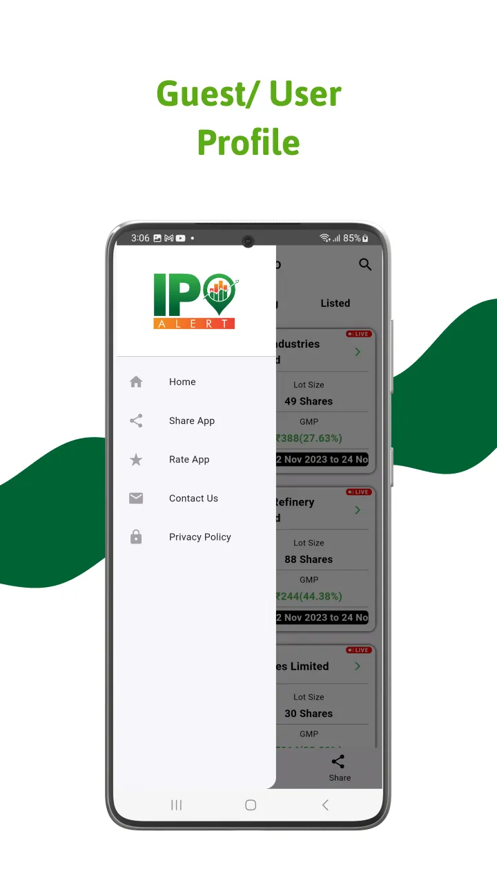 IPO: Check IPO Allotment | Indus Appstore | Screenshot