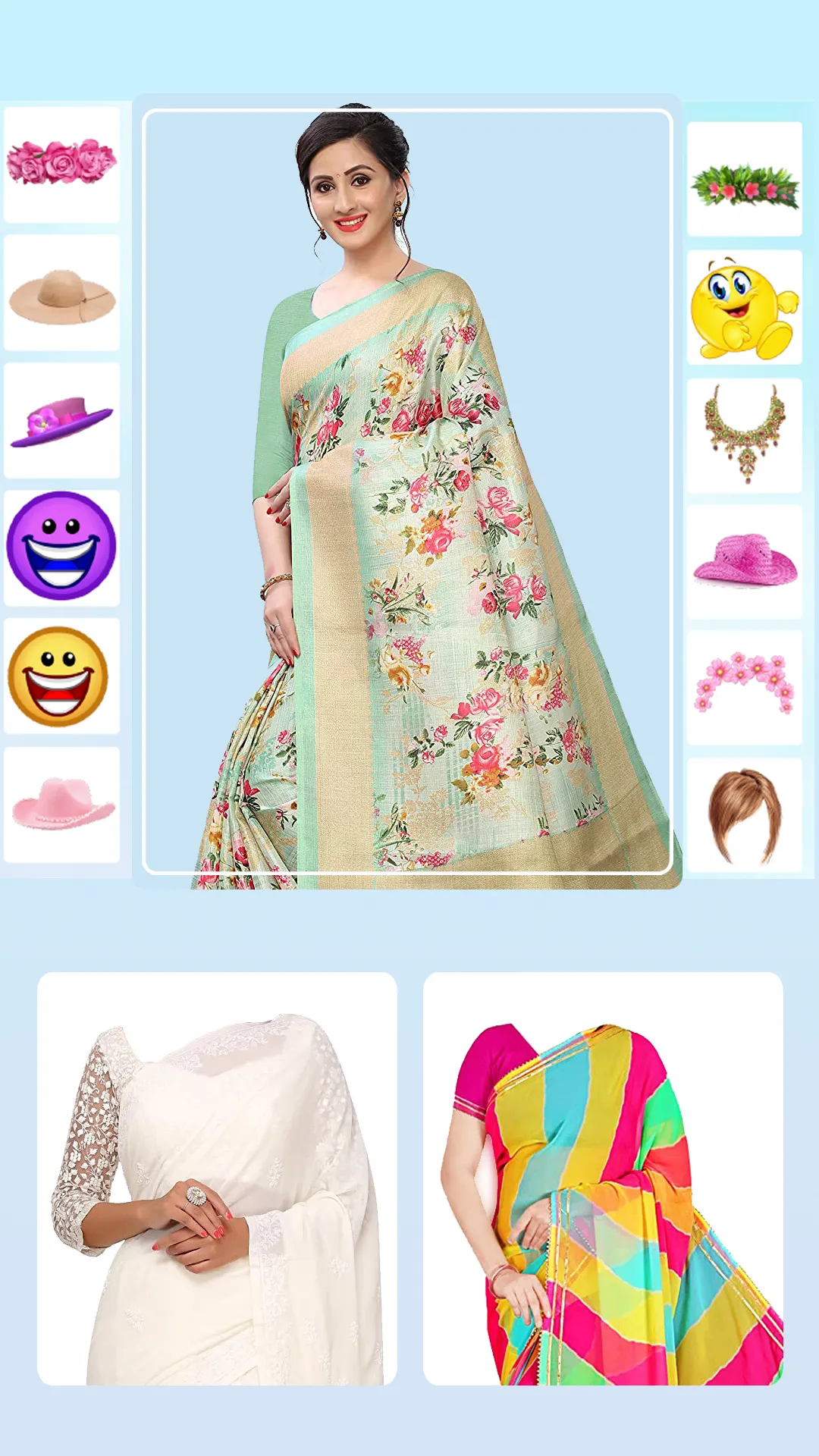 Women Fancy Saree Photo Suit | Indus Appstore | Screenshot