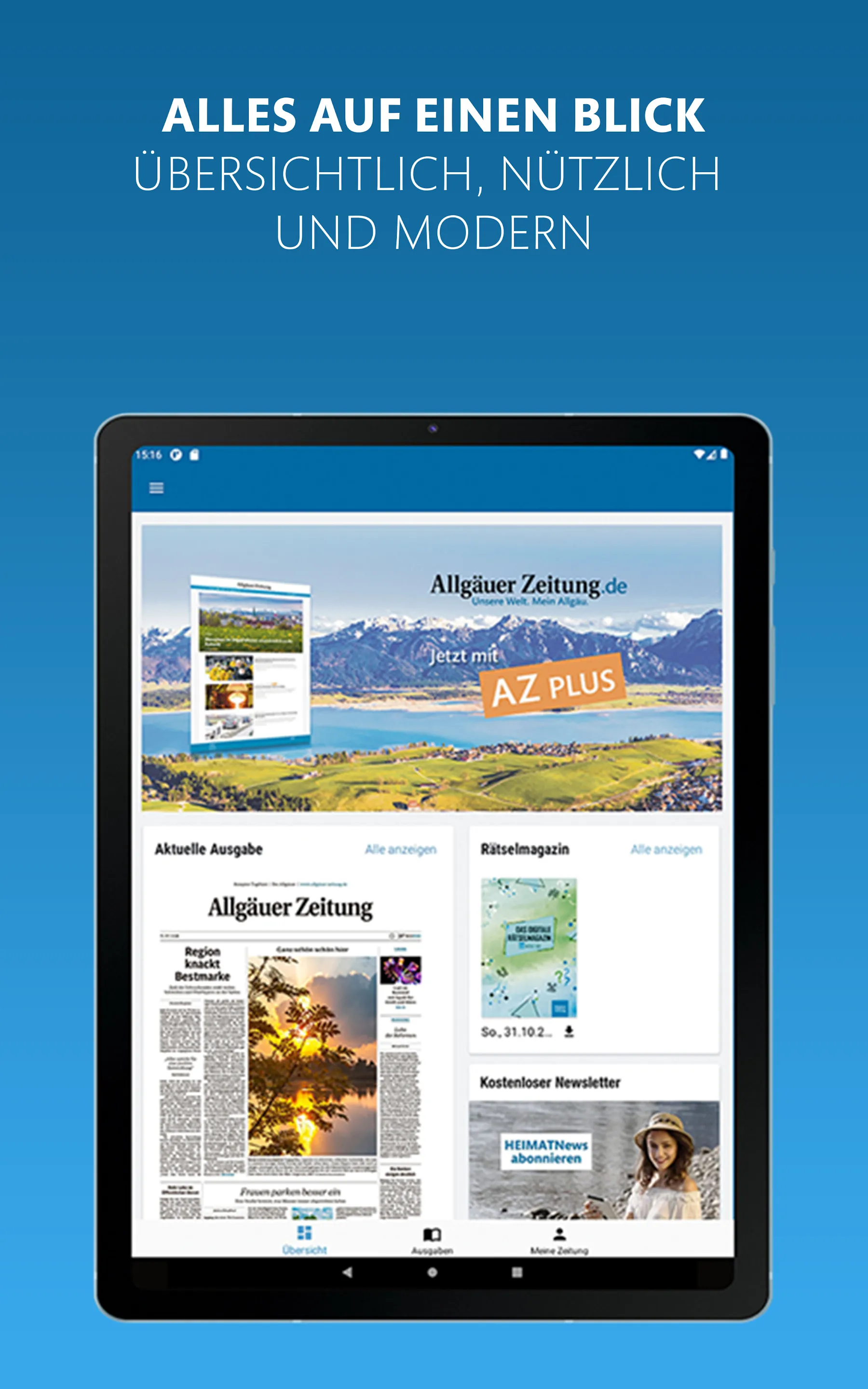 Allgäuer Zeitung e-Paper | Indus Appstore | Screenshot