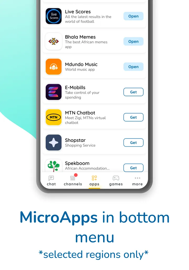 Ayoba chat.games.news.music | Indus Appstore | Screenshot