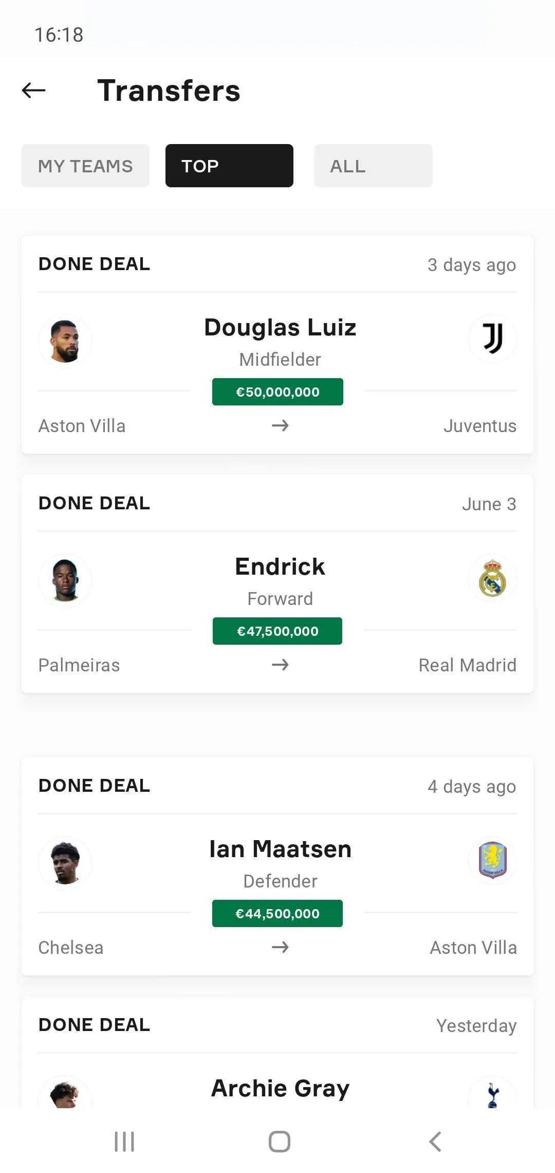 OneFootball - Football news | Indus Appstore | Screenshot