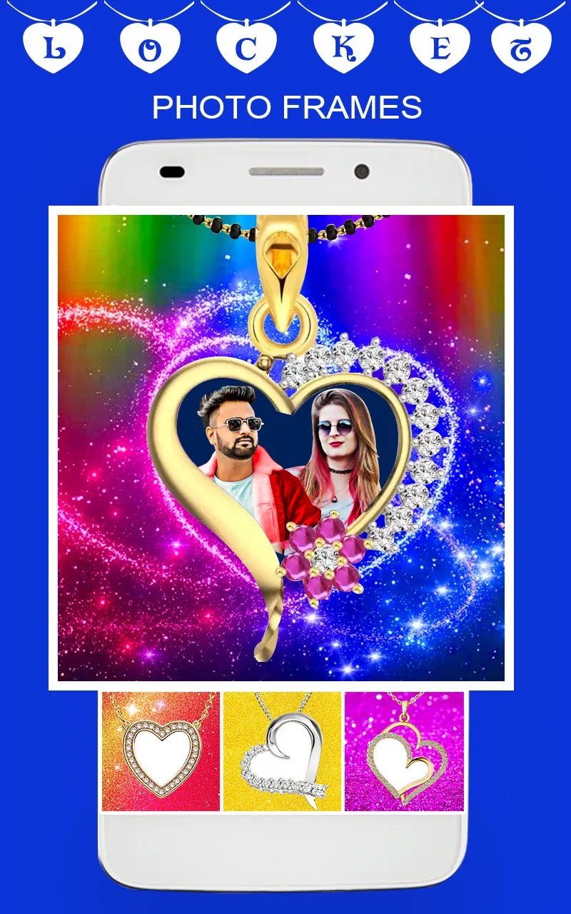 Locket photo frame dual love | Indus Appstore | Screenshot