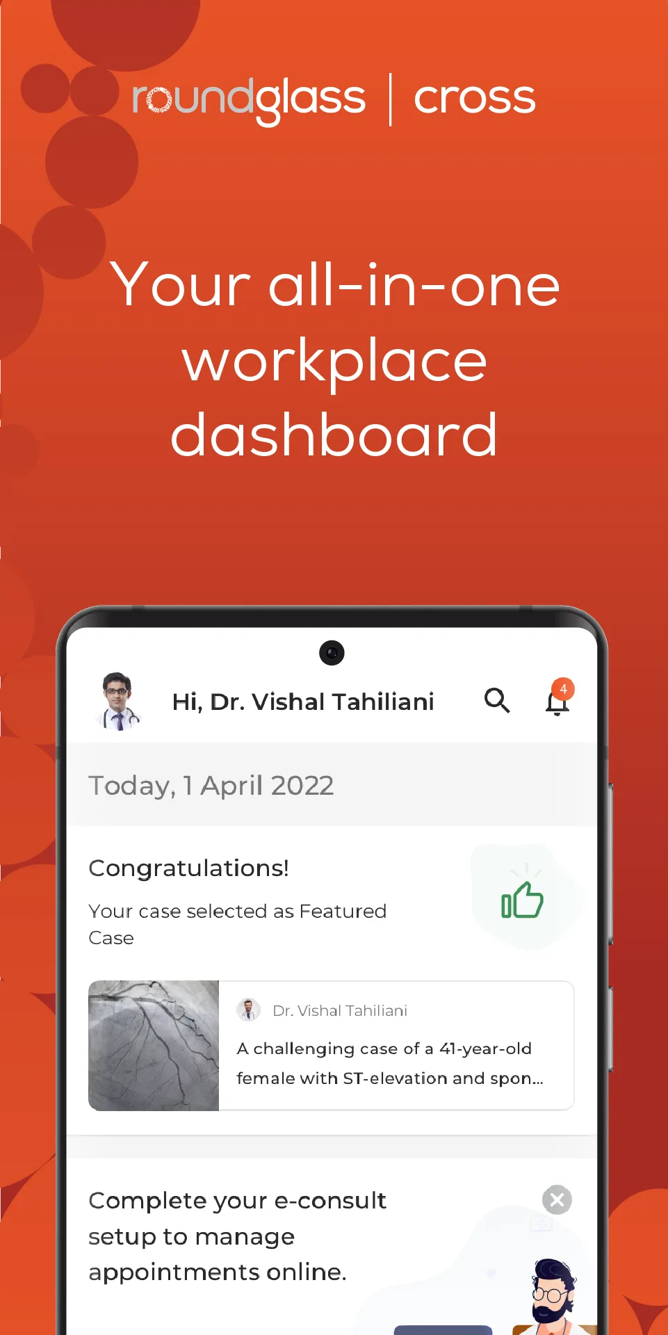 RoundGlass Cross for Doctors | Indus Appstore | Screenshot
