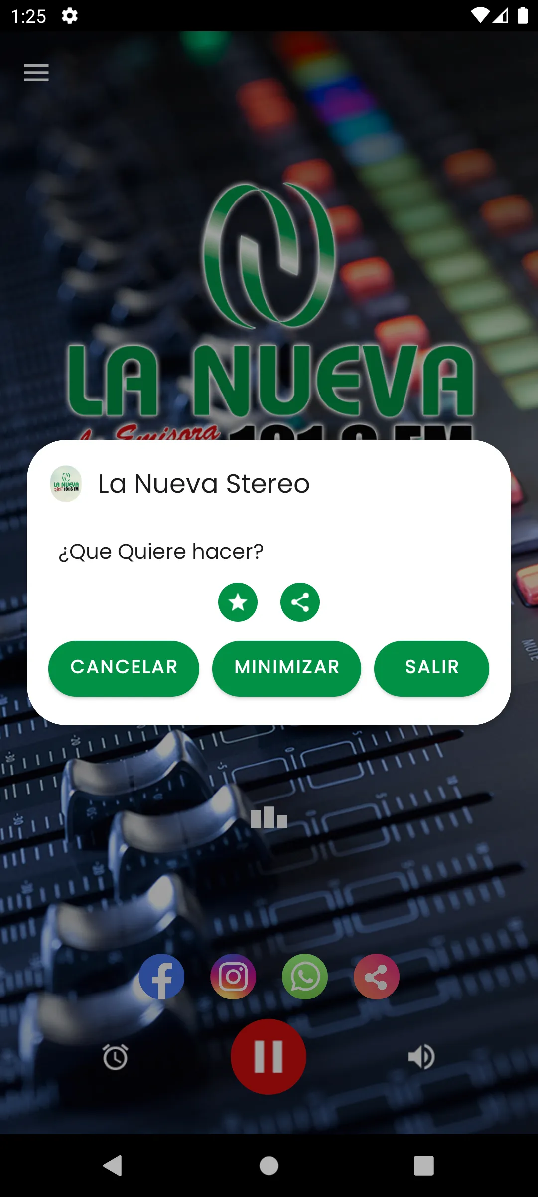 La Nueva Stereo | Indus Appstore | Screenshot