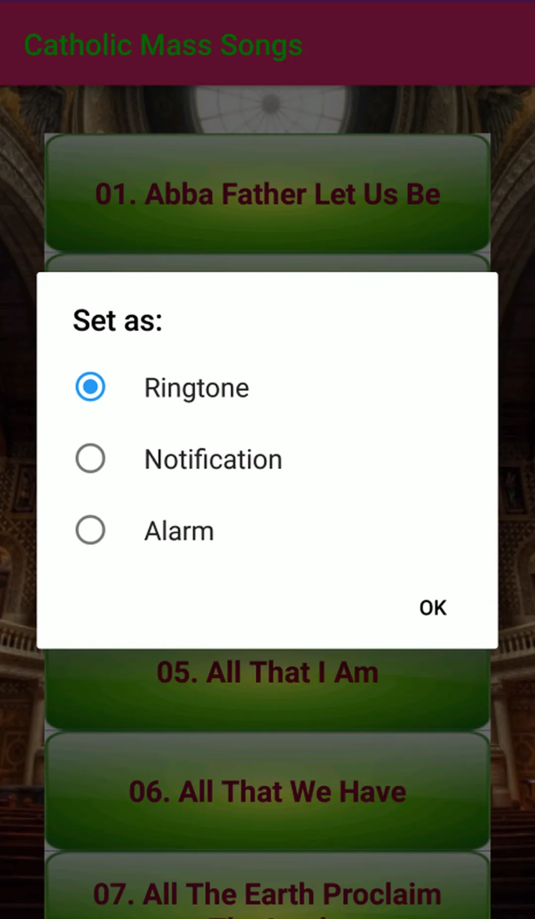 Catholic Mass Songs Offline | Indus Appstore | Screenshot