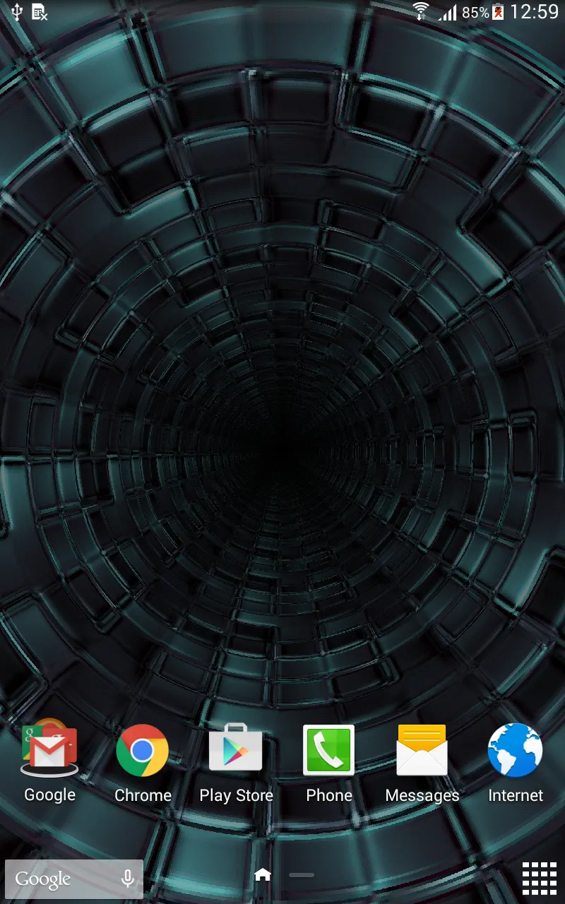 3D Tunnel Live Wallpaper | Indus Appstore | Screenshot