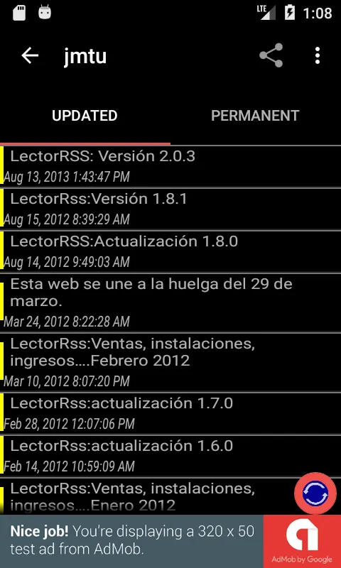 LectorRss | Indus Appstore | Screenshot