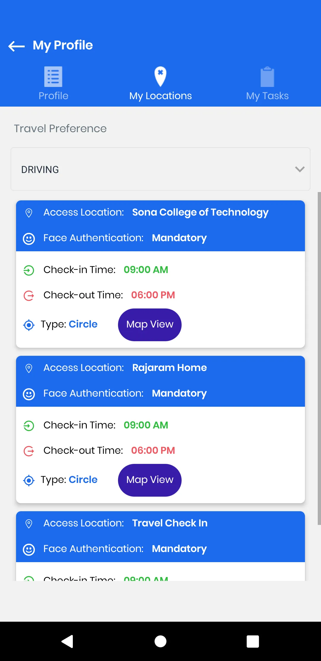 Palgeo Geo Fencing Attendance | Indus Appstore | Screenshot