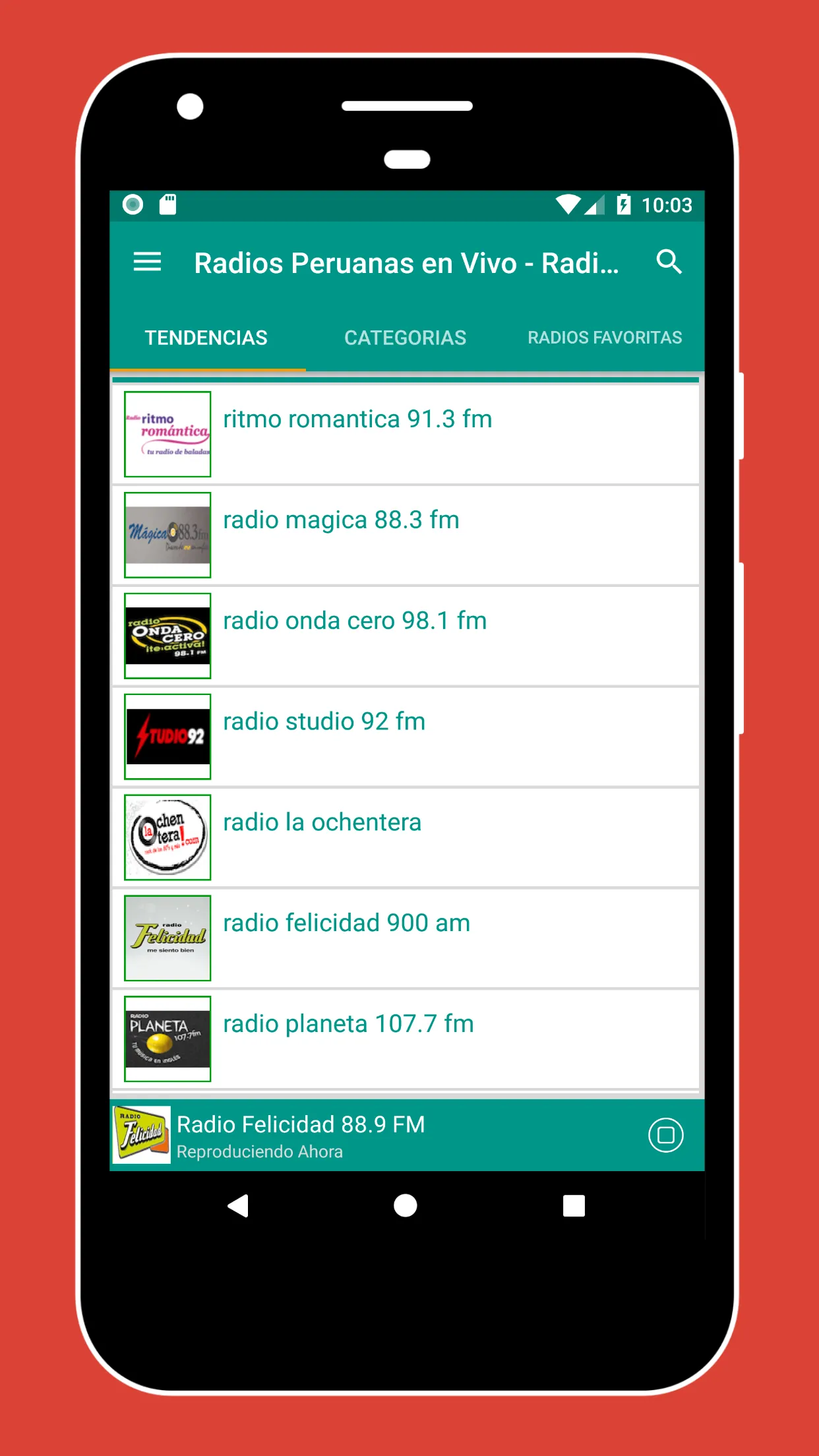 Radio Peru FM + Radio Online | Indus Appstore | Screenshot