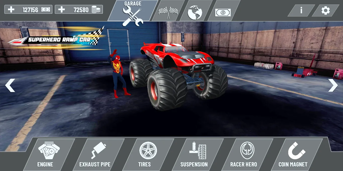 Superhero Mega Ramp Car Stunt | Indus Appstore | Screenshot