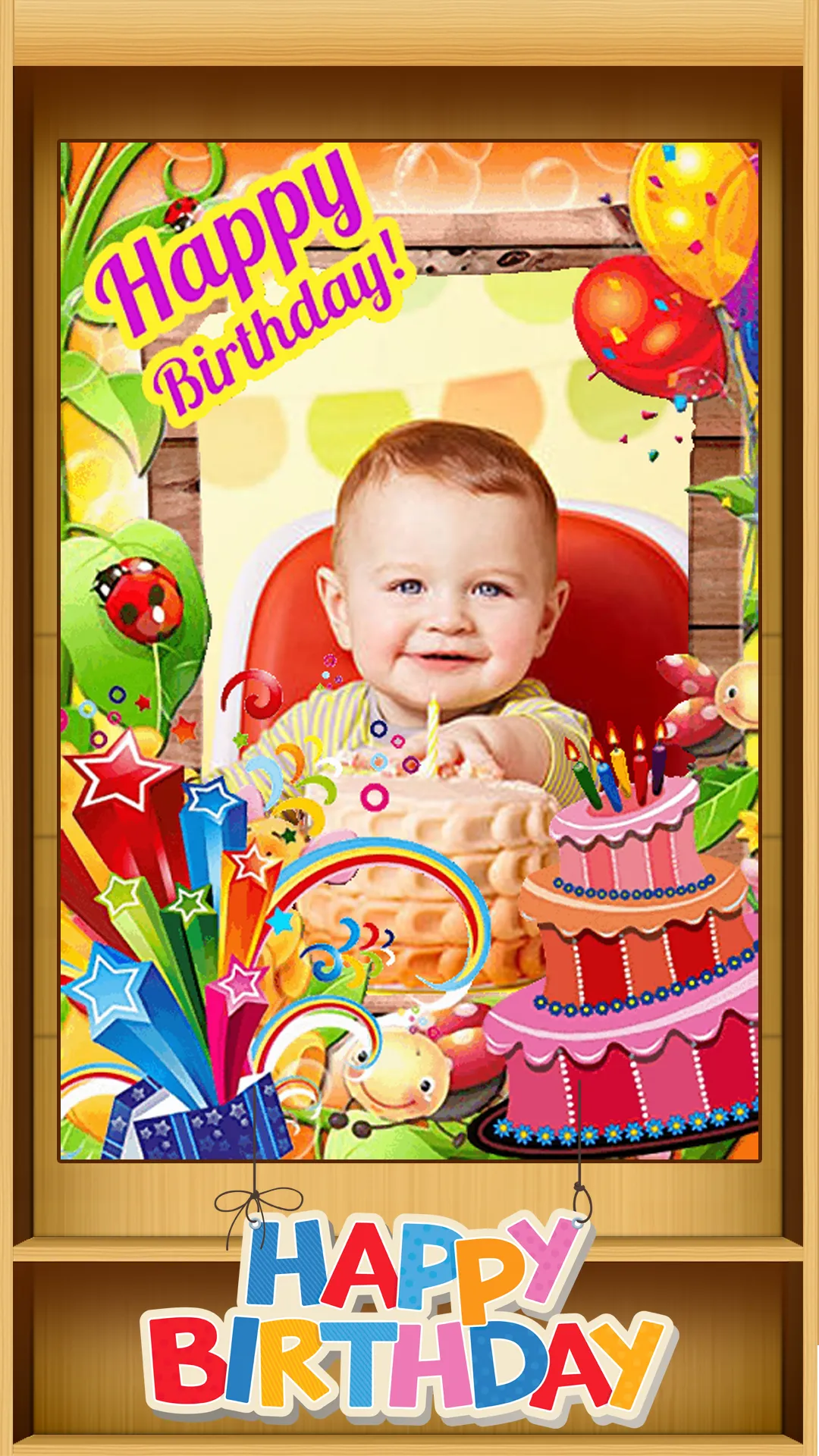 Happy Birthday Frames | Indus Appstore | Screenshot