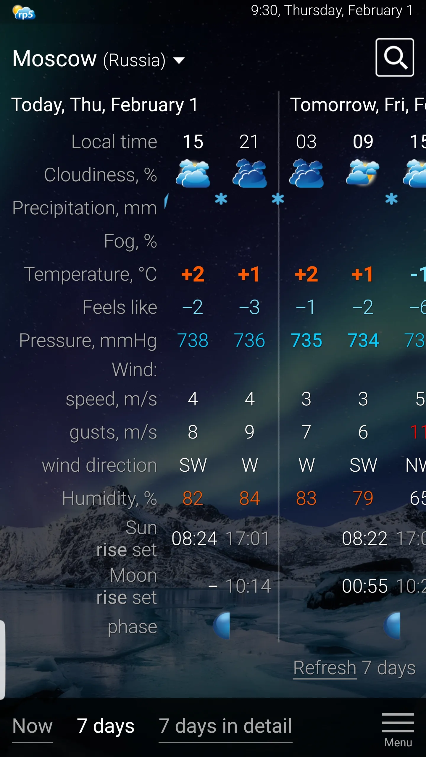 Weather rp5 (2023) | Indus Appstore | Screenshot