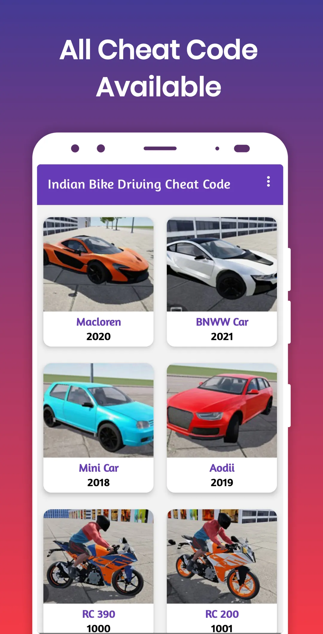 Indian Bike Driving Cheat Code | Indus Appstore | Screenshot