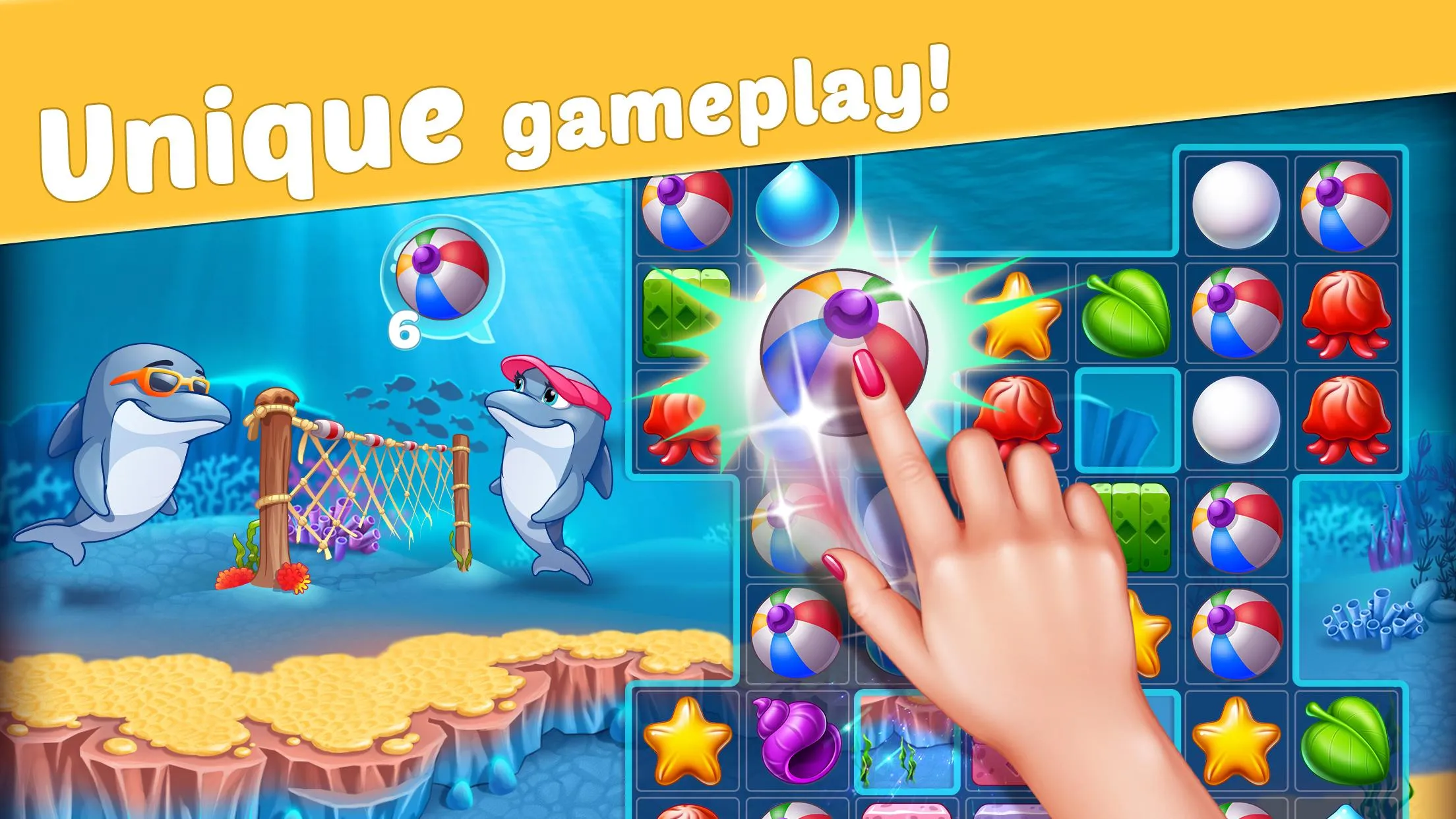 Reef Rescue: Match 3 Adventure | Indus Appstore | Screenshot