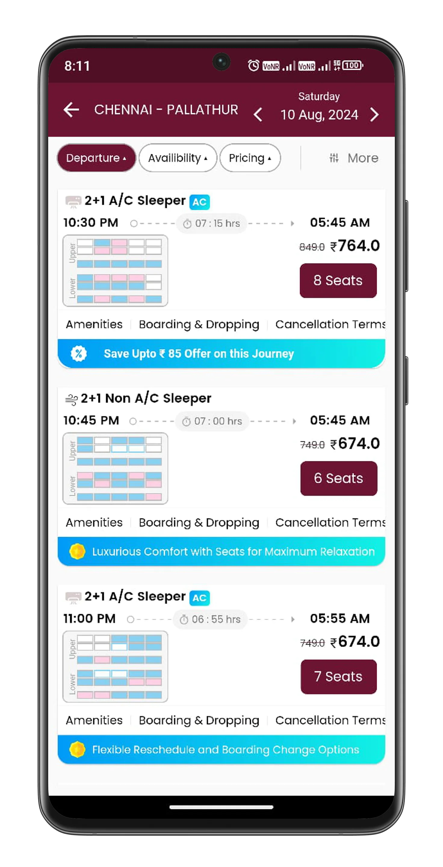 Vairam Travels - Bus Tickets | Indus Appstore | Screenshot