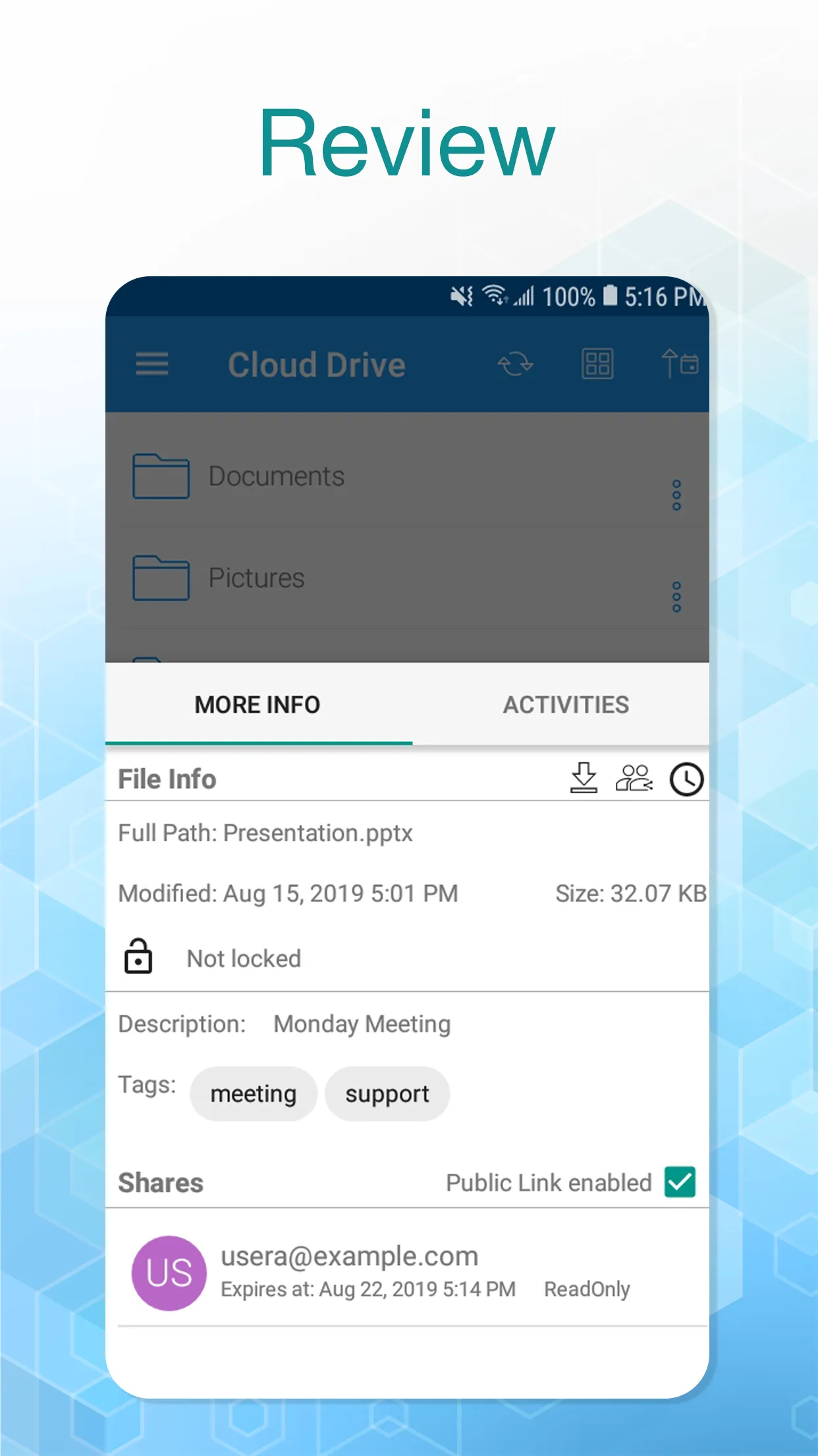 Cloud Android Client | Indus Appstore | Screenshot