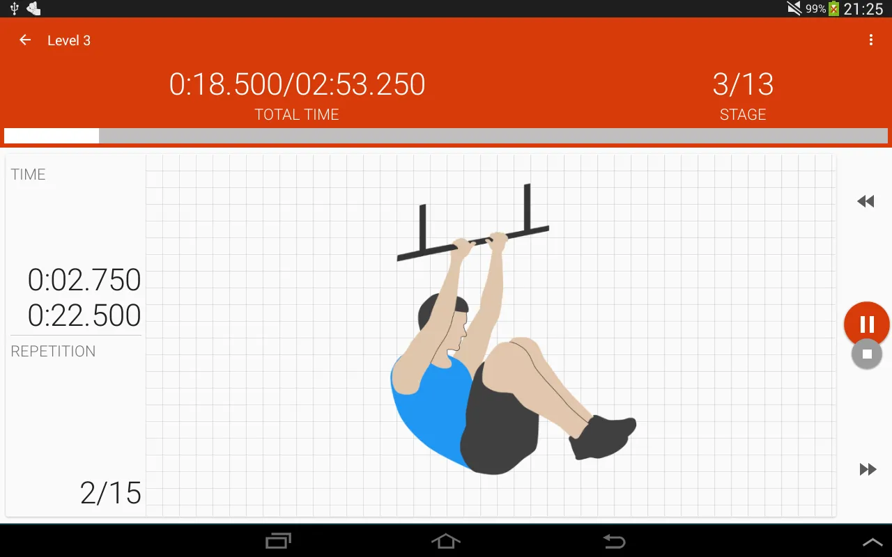 Abs workout ABS II - lose fat | Indus Appstore | Screenshot