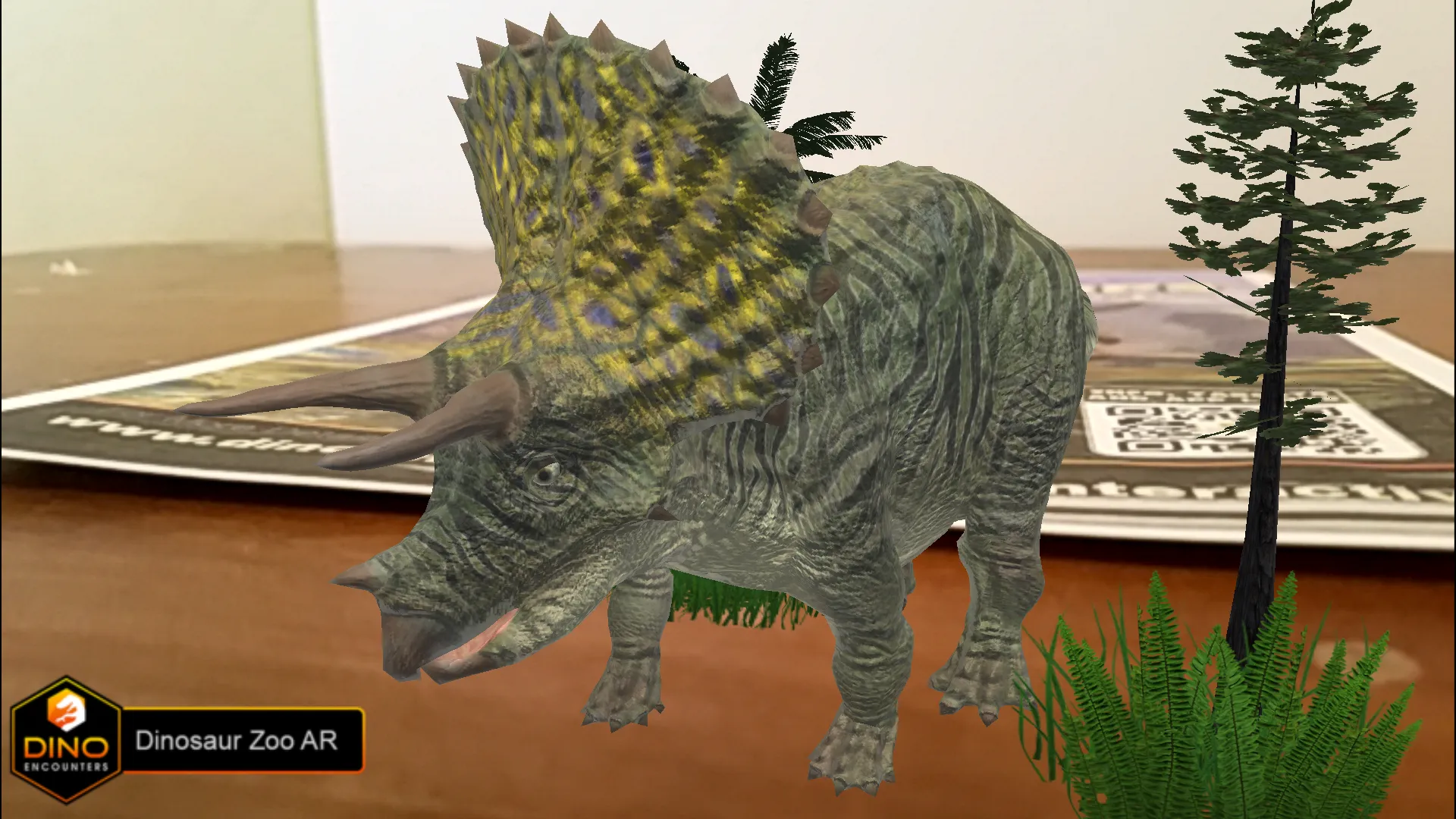 Augmented Reality Dinosaur Zoo | Indus Appstore | Screenshot