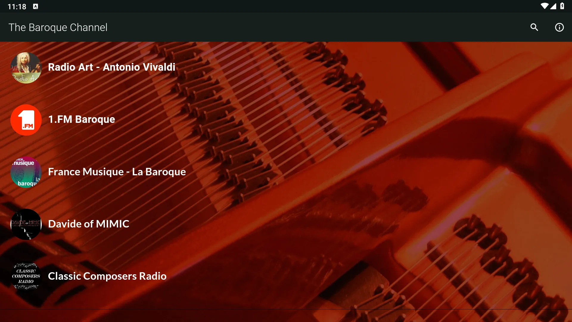 The Baroque Channel - Music | Indus Appstore | Screenshot