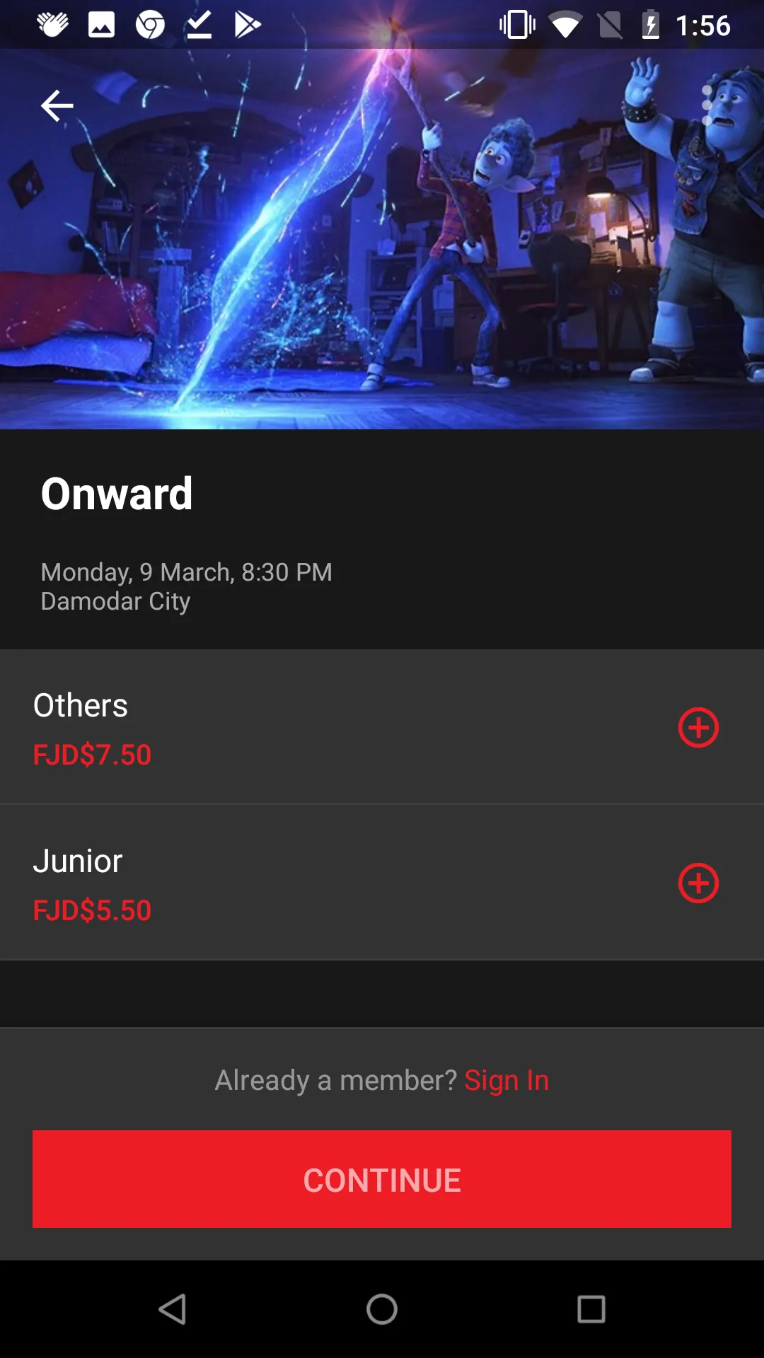 Damodar Cinemas | Indus Appstore | Screenshot