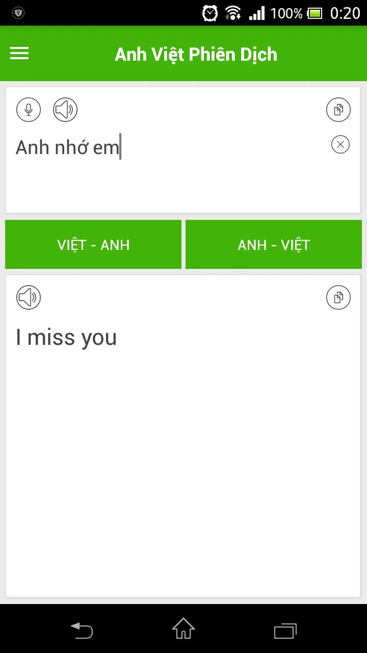 Dich tieng Anh sang tieng Viet | Indus Appstore | Screenshot