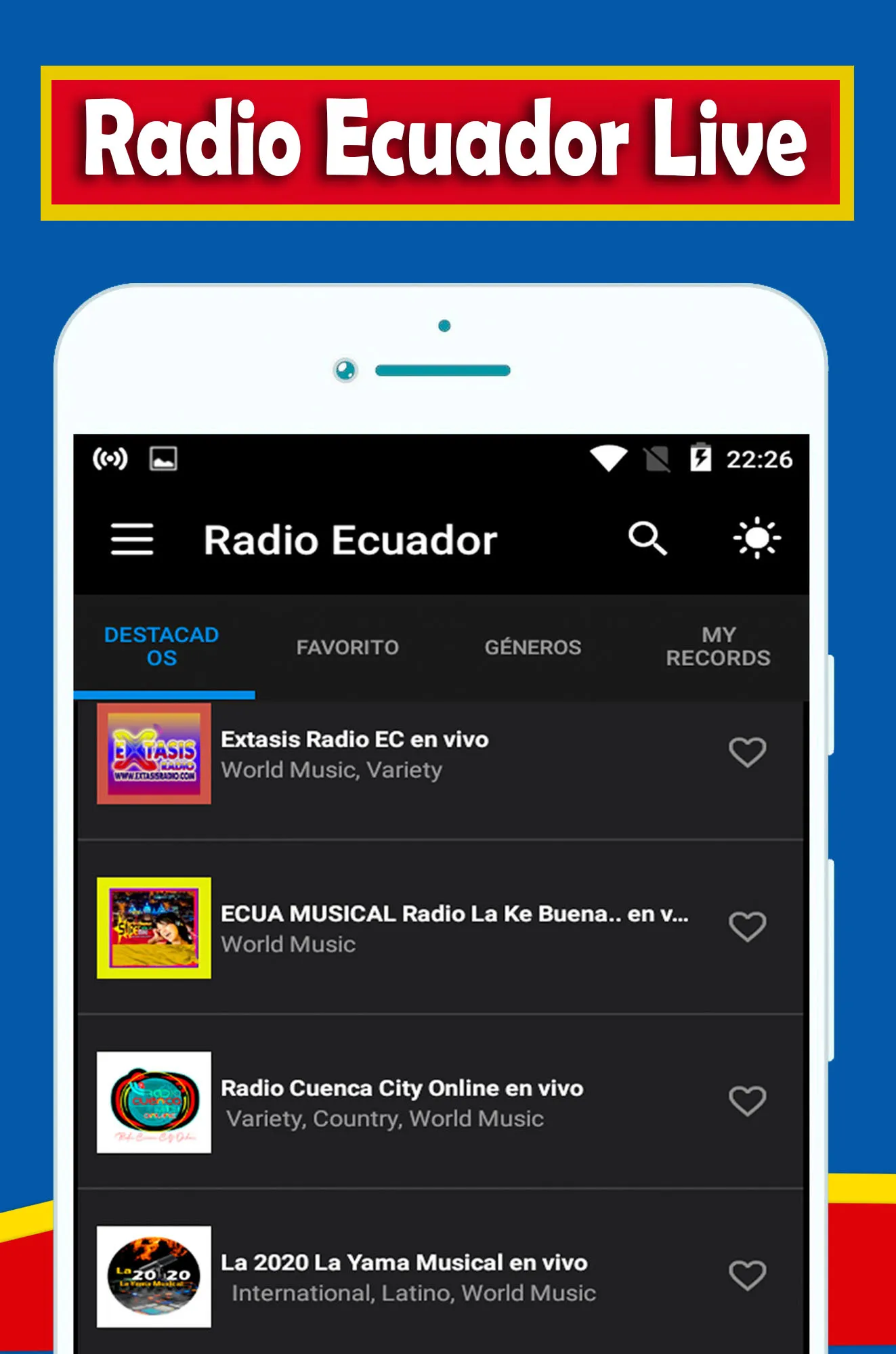 Radio Ecuador | Indus Appstore | Screenshot