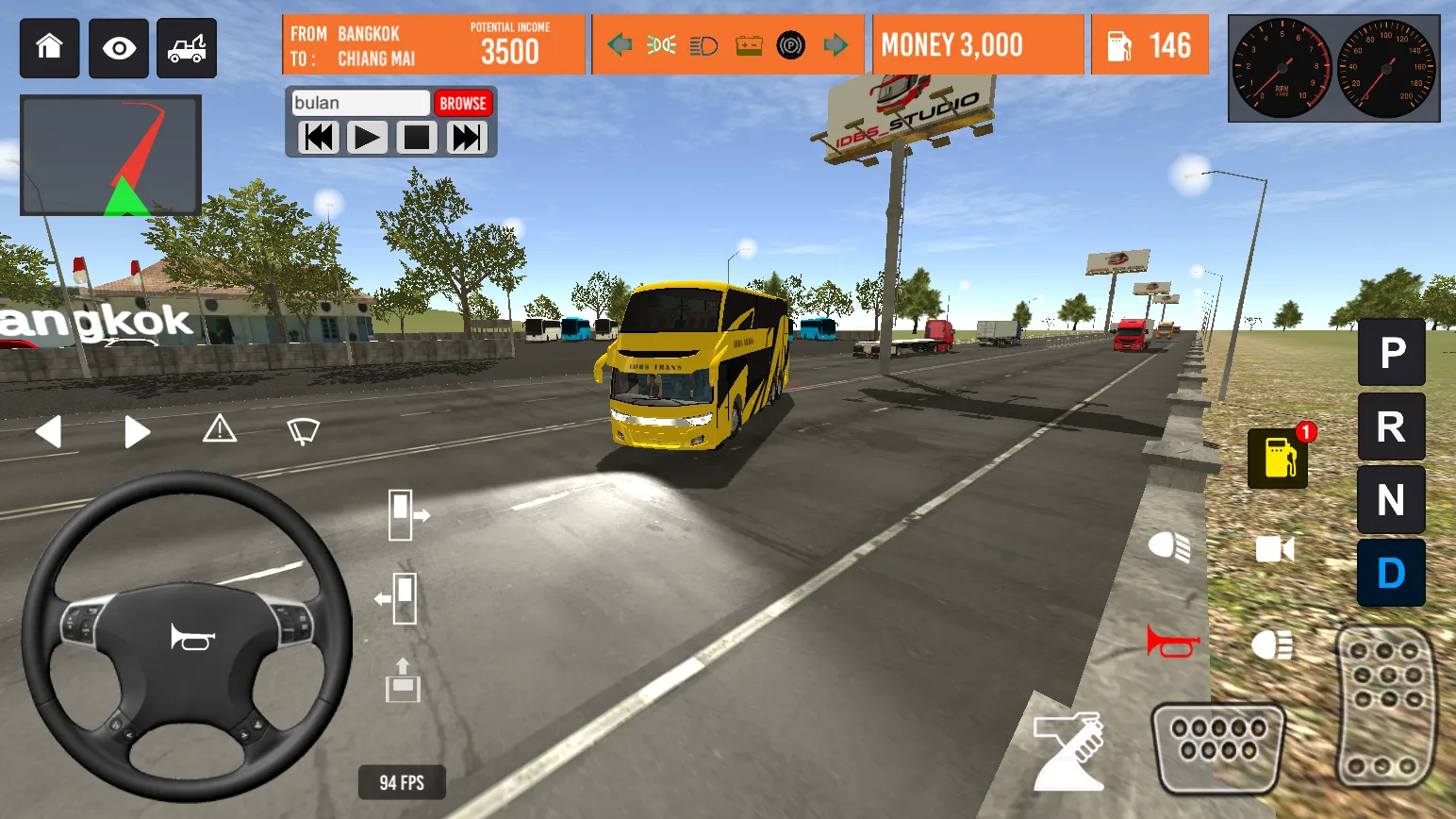 Thailand Bus Simulator | Indus Appstore | Screenshot