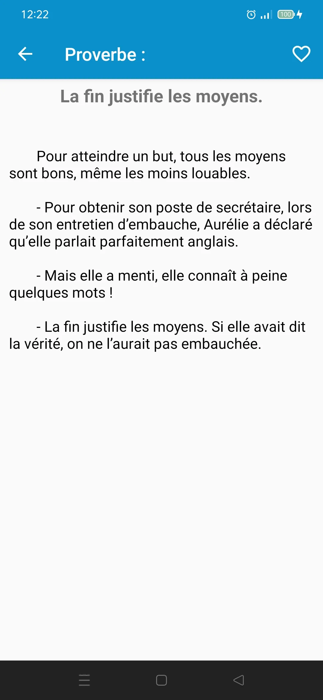 Textes français | Indus Appstore | Screenshot