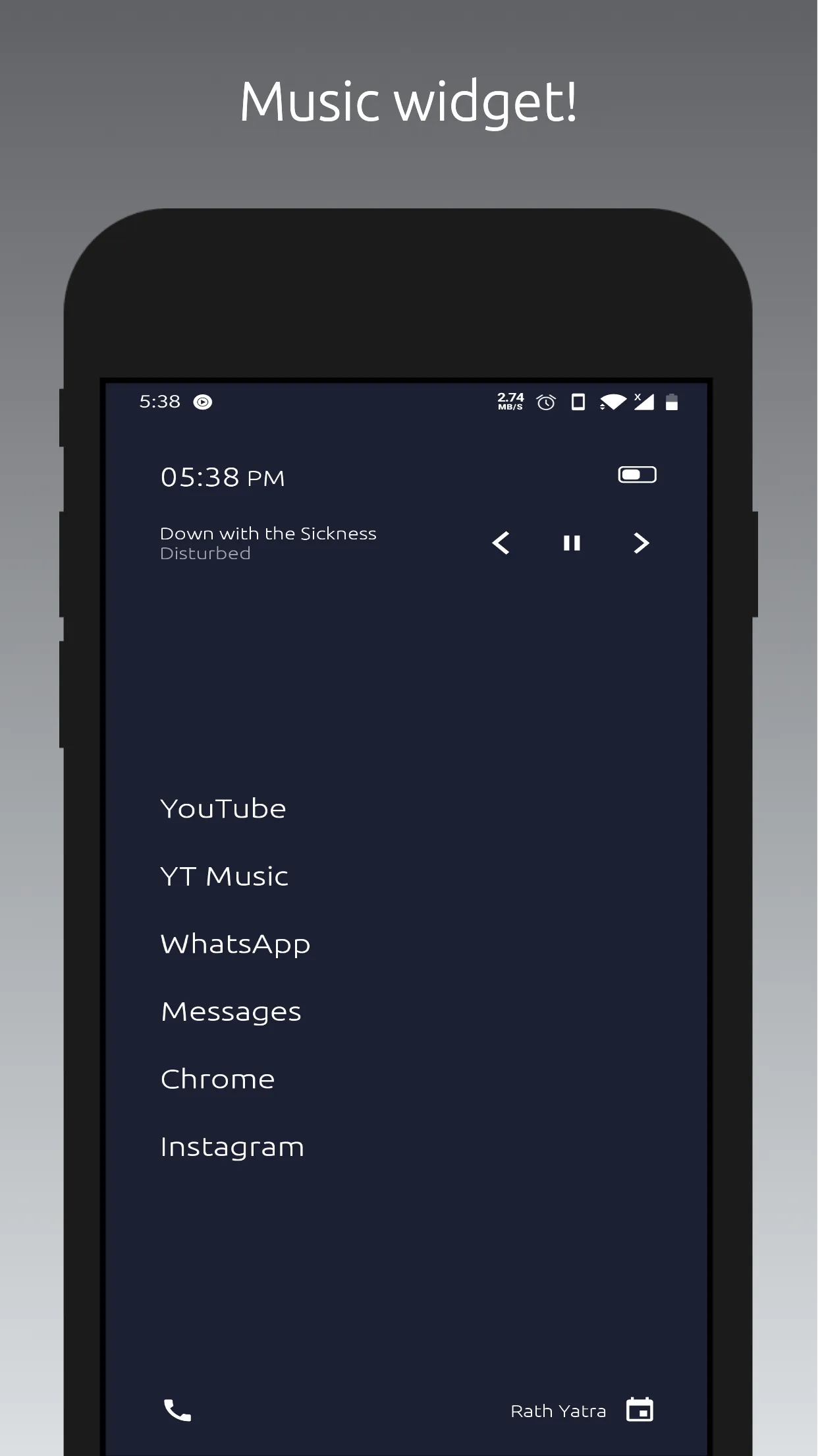 Aero - Minimalist Launcher | Indus Appstore | Screenshot