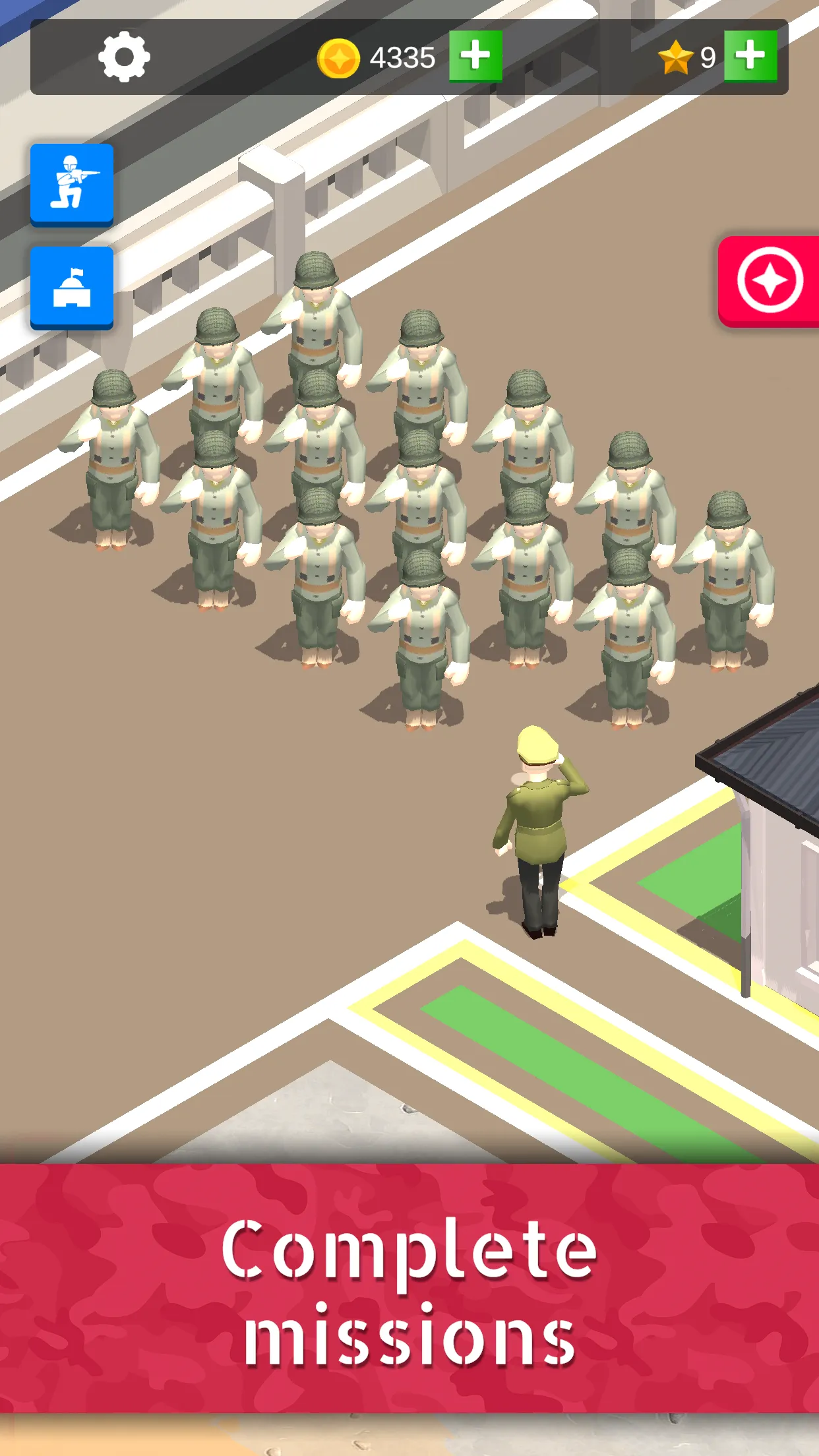 Idle Army Base: Tycoon Game | Indus Appstore | Screenshot