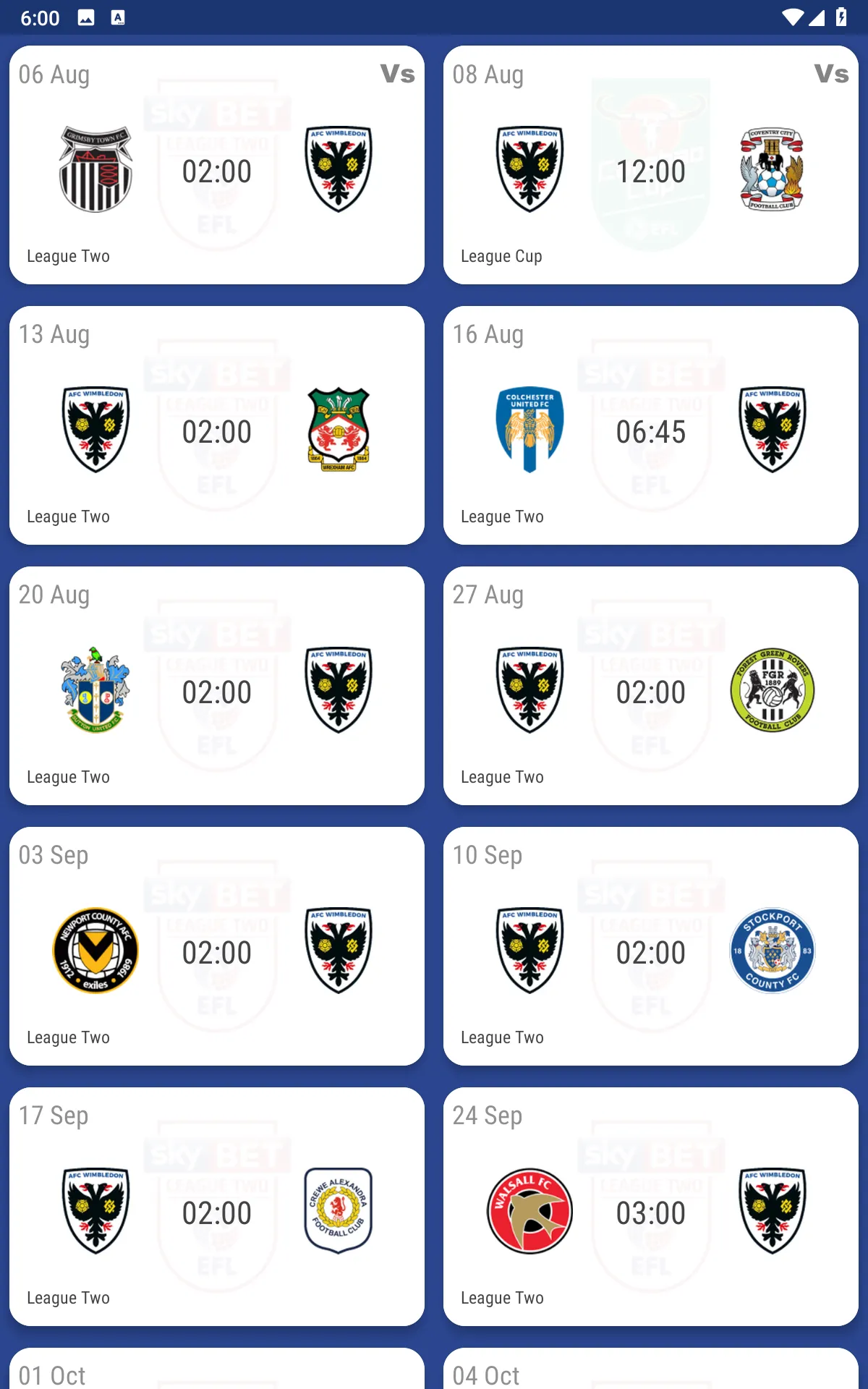 AFC Wimbledon Fan App | Indus Appstore | Screenshot